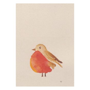 Ansichtkaart roodborstje
