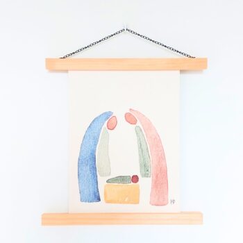 Jozef & Maria bij de kribbe