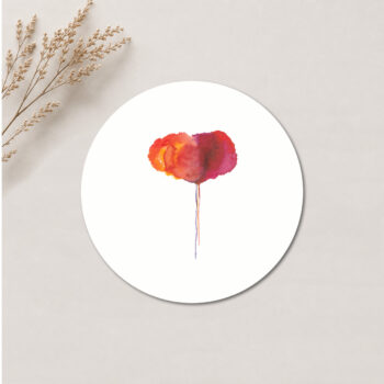 Wolkbloem sticker